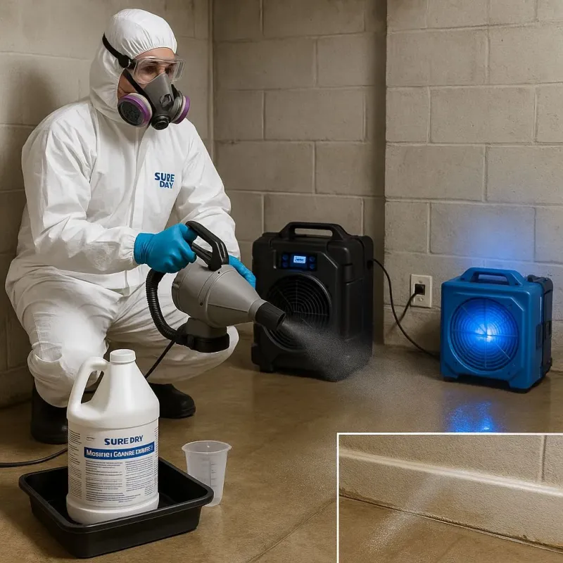 Sanitization and Odor Removal process in Indian Springs, GA